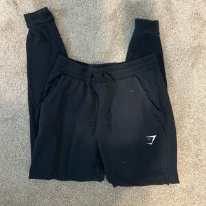 Gymshark Black Sweatpants with Logo